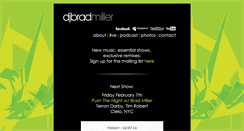 Desktop Screenshot of djbradmiller.com